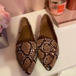 Snake skin flats